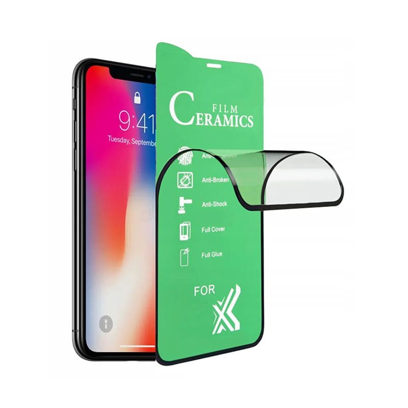 Protector pantalla cristal cerámico iPhone X/Xs 
